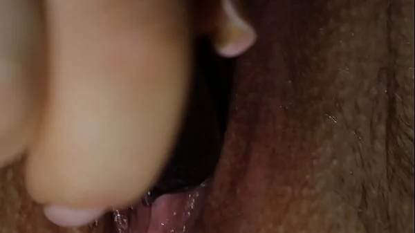 Clitoral orgasm close-up